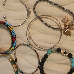 Elegant Multicolor Women's Bracelet Set